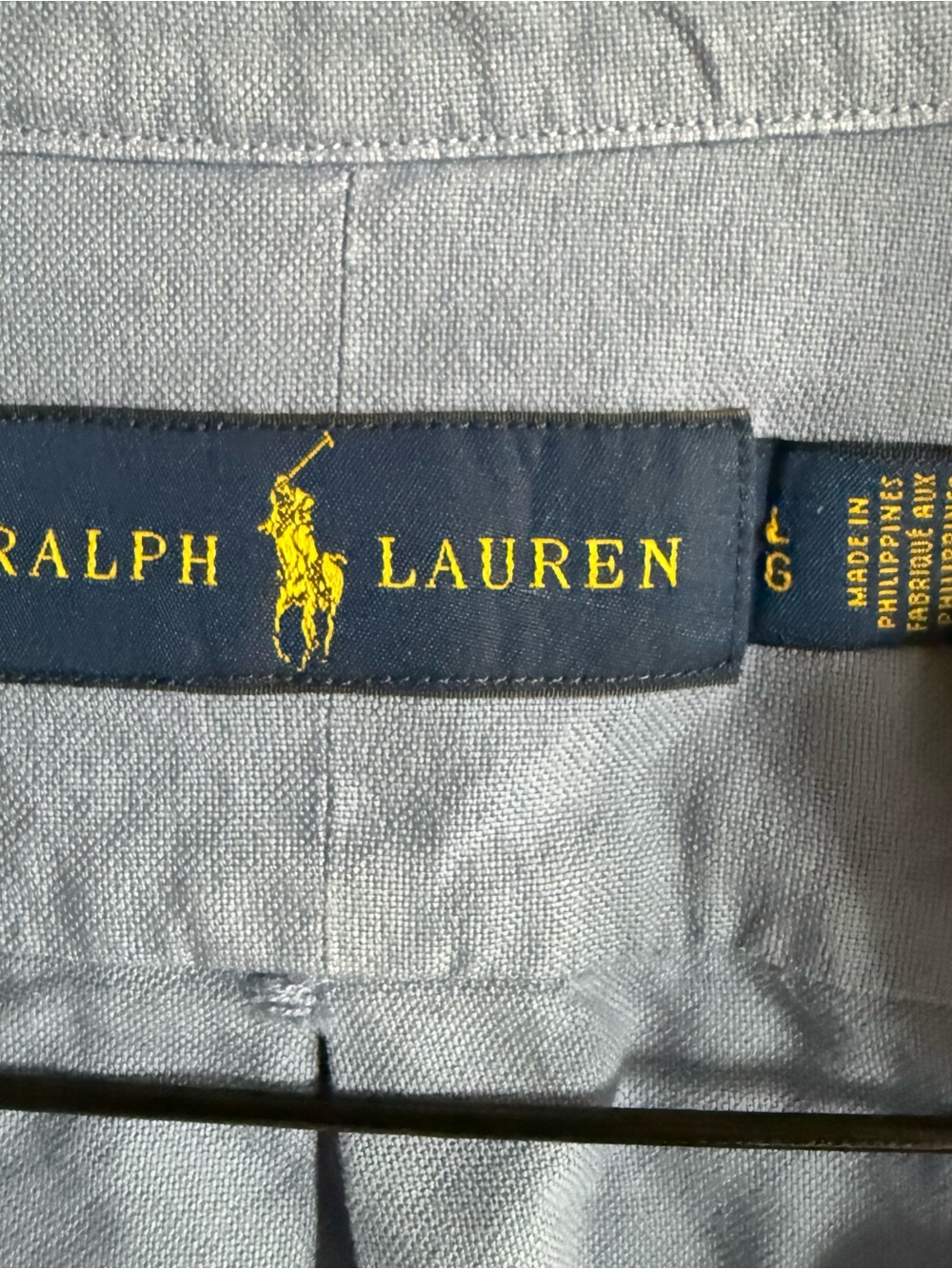 Blue Ralph Lauren Button Down - Picture 4 of 5